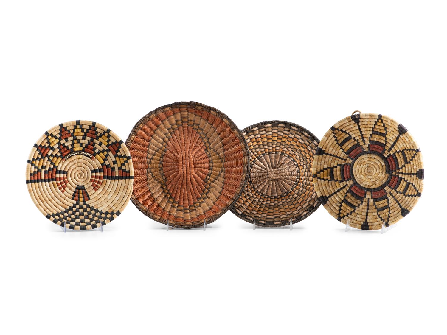 Hopi Second and Third Mesa Basketry Plaques