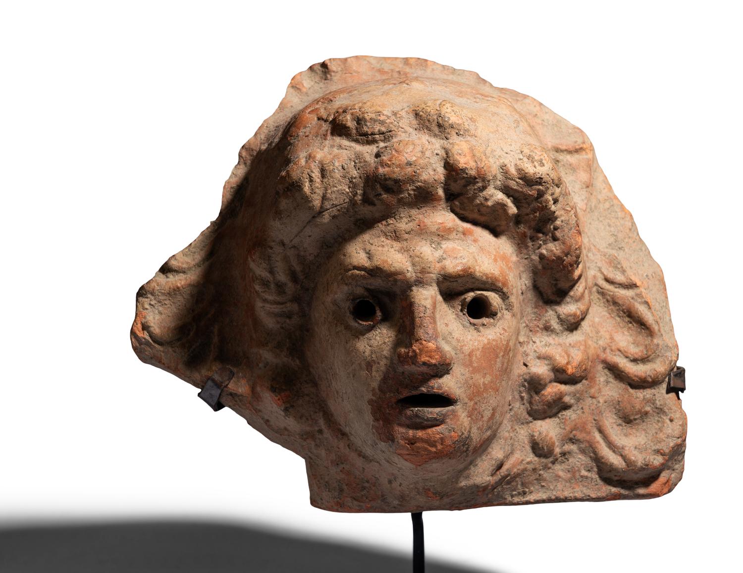 A Greek Terracotta Theater Mask
