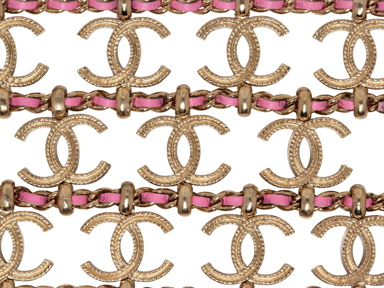 Chanel, CC & Woven Chain Bracelet