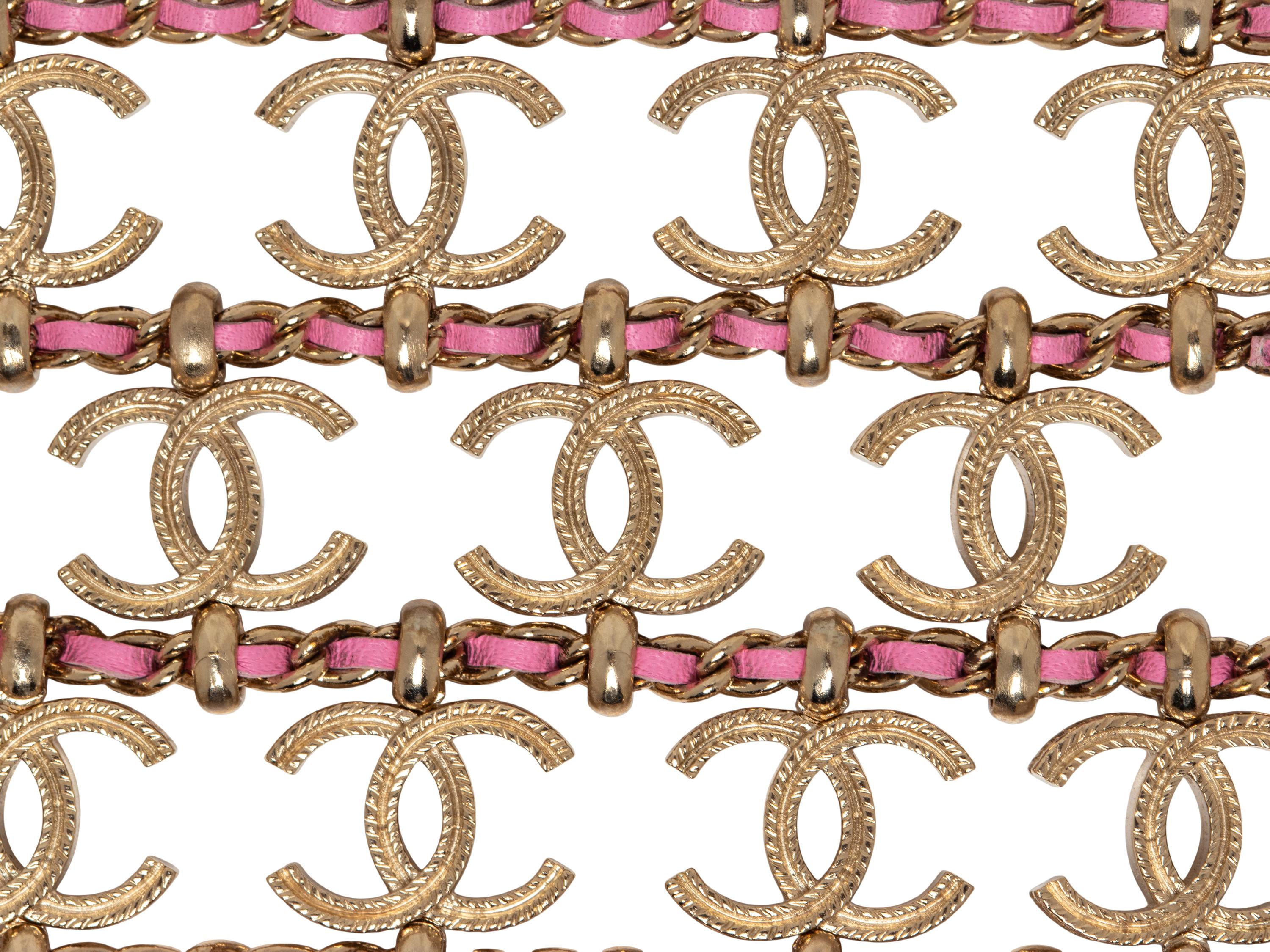 Chanel, CC & Woven Chain Bracelet