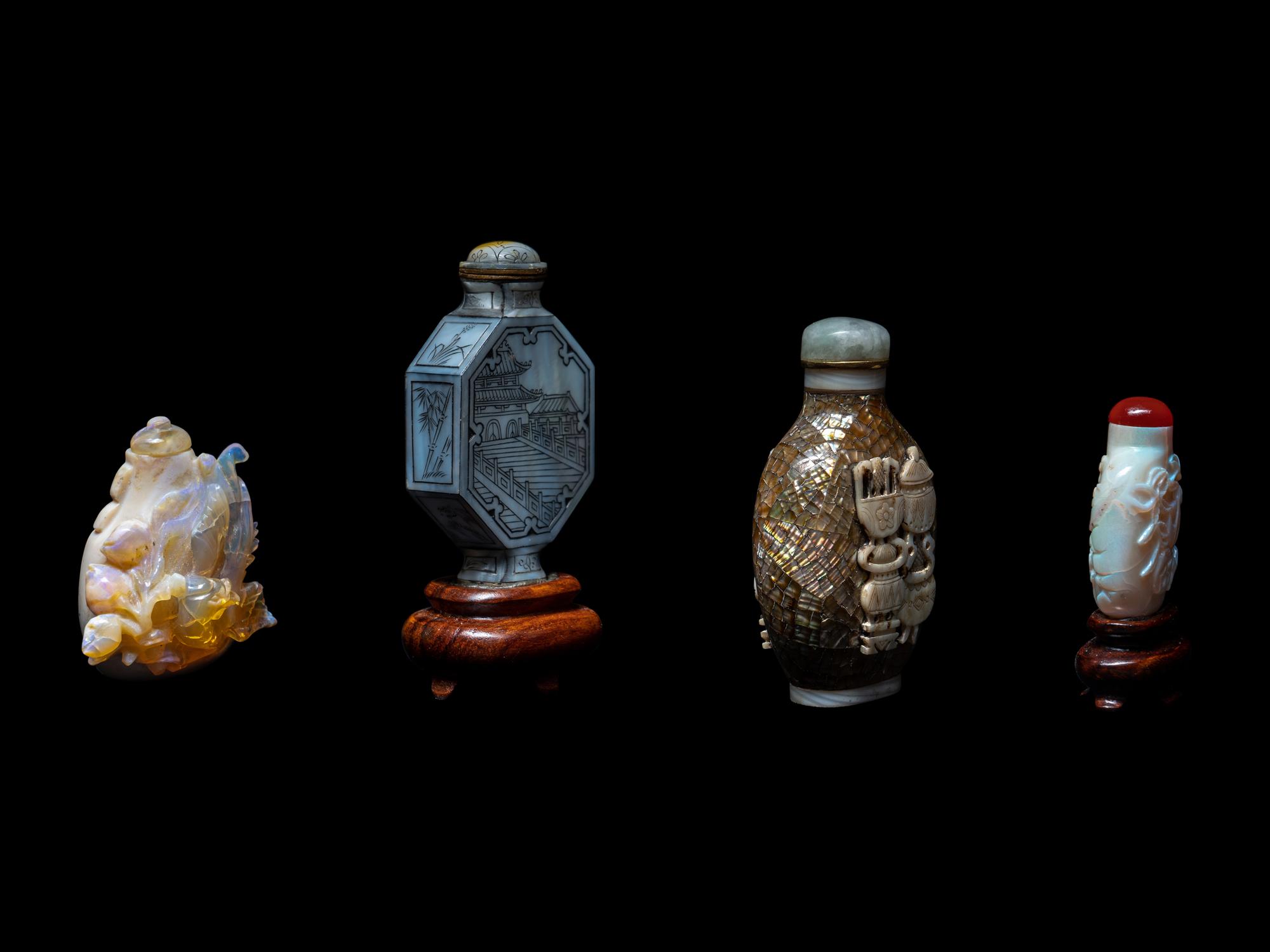 Four Chinese Snuff Bottles