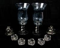 Eighteen Miscellaneous Glass Articles Height of tallest 13 inches.