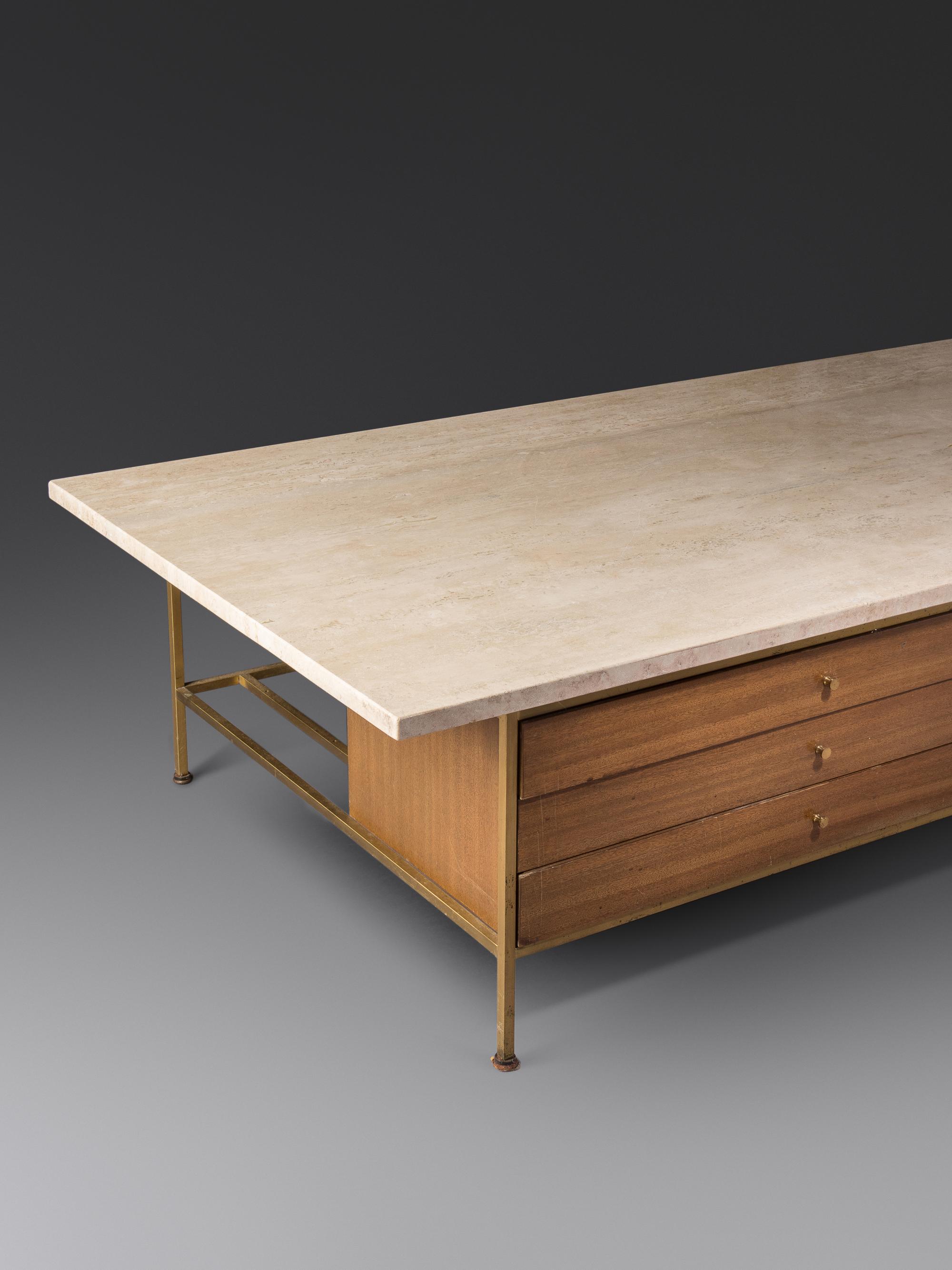Irwin Collection Coffee Table, model 8705 Calvin, USA