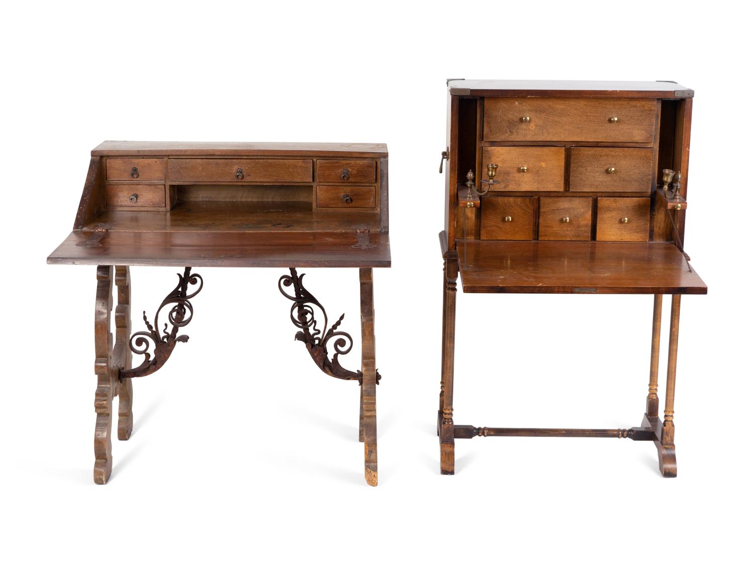 Two Spanish Colonial Style Desks — 20TH CENTURY