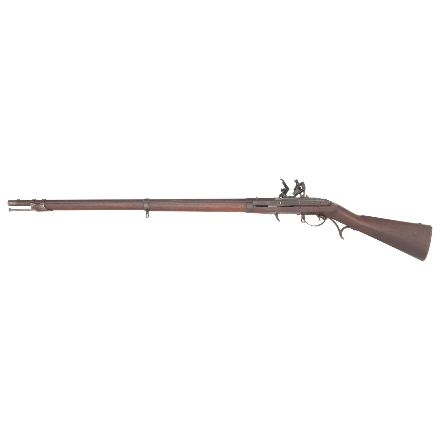 Fine US Model 1819 Flintlock Hall Rifle with Springfield Armory Collection Tag