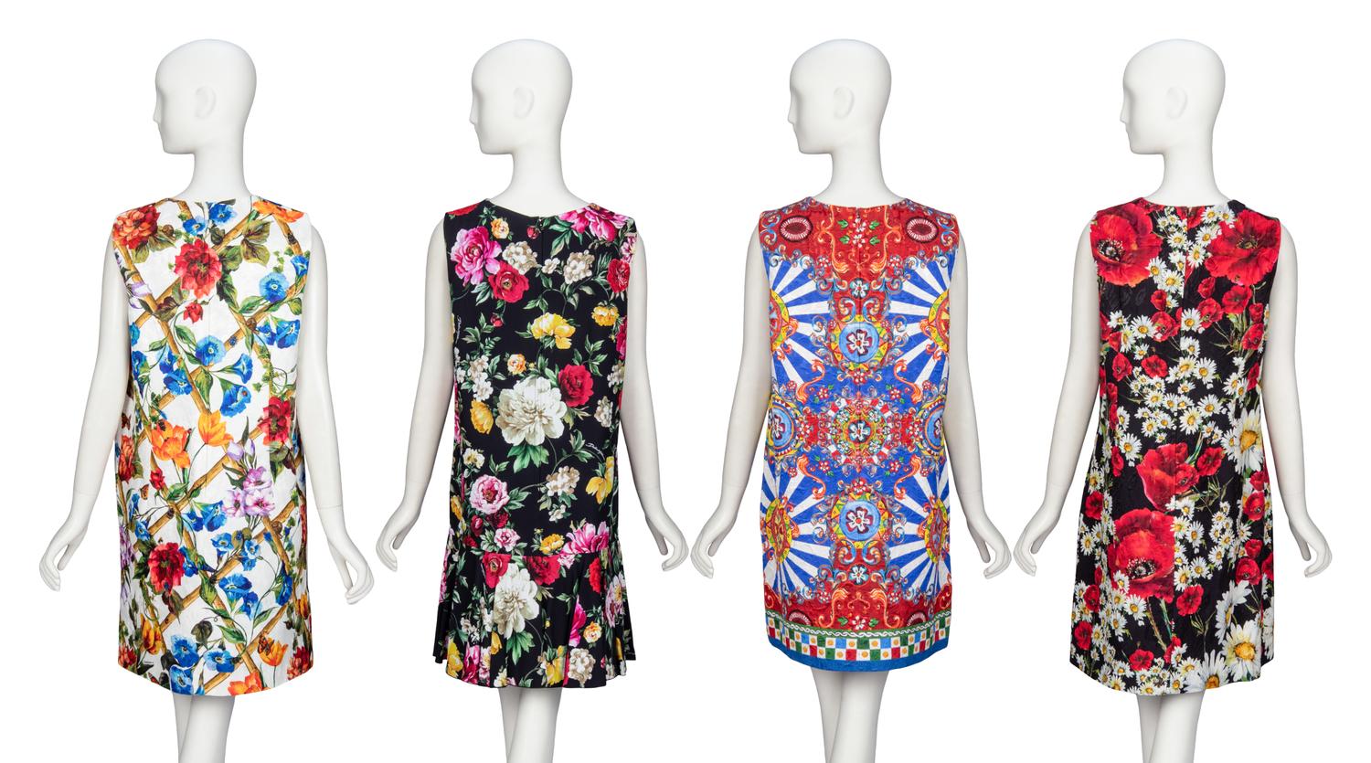 Dolce & Gabbana, Four Sleeveless Shift Dresses