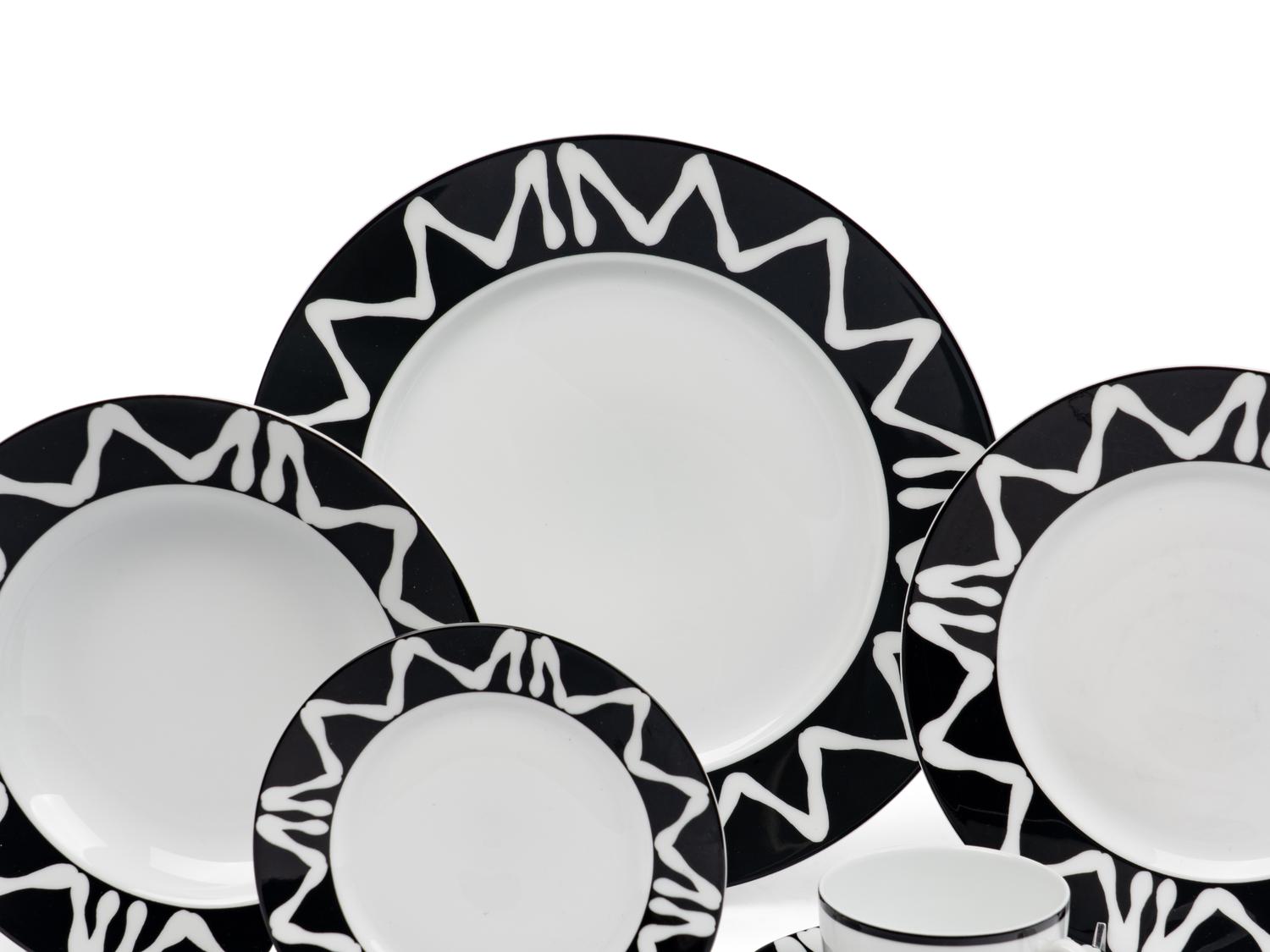 A Bill Goldsmith for Limoges New Florida Black Dinner Service