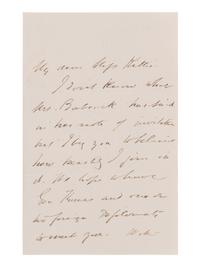 [CIVIL WAR]. BADEAU, Adam (1831-1895). ALS to Miss Kittie Hilt. [Washington, DC], n.d.