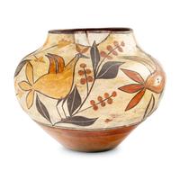 Zia Four-Color Pottery Jar