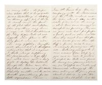 [CIVIL WAR - NAVY]. A group of 2 documents written by Officer Edward Potter with Vicksburg and Forts Philip & Jackson content, comprising: