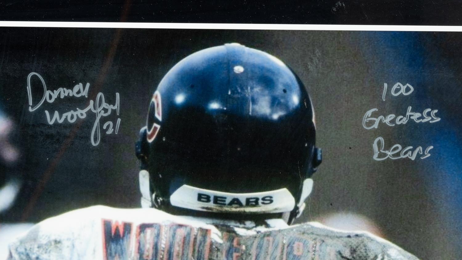 A Collection of 1990s Chicago Bears Signed Displays Including Mike Ditka and Mark Carrier