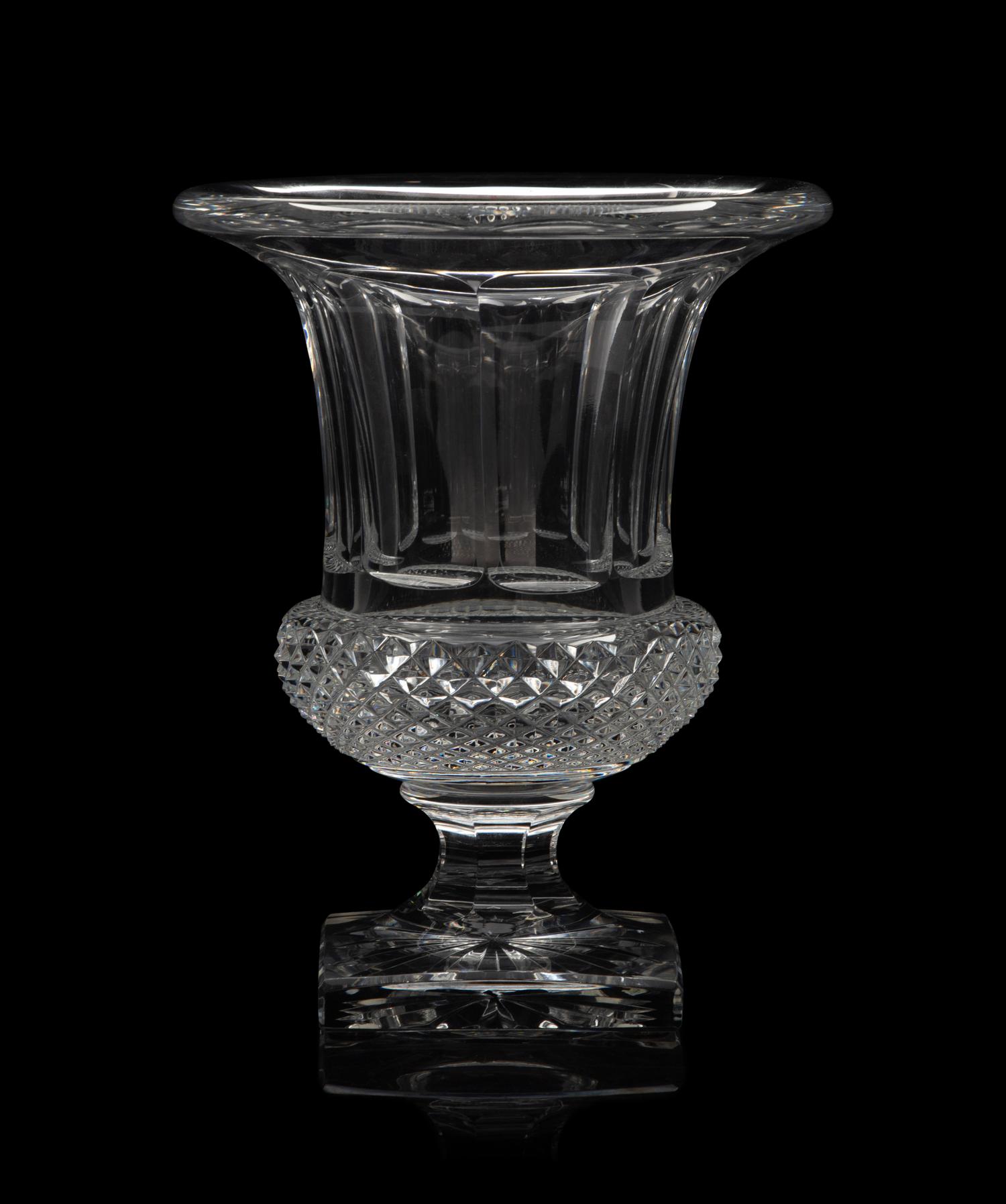A Saint-Louis Cut Glass Versailles Vase