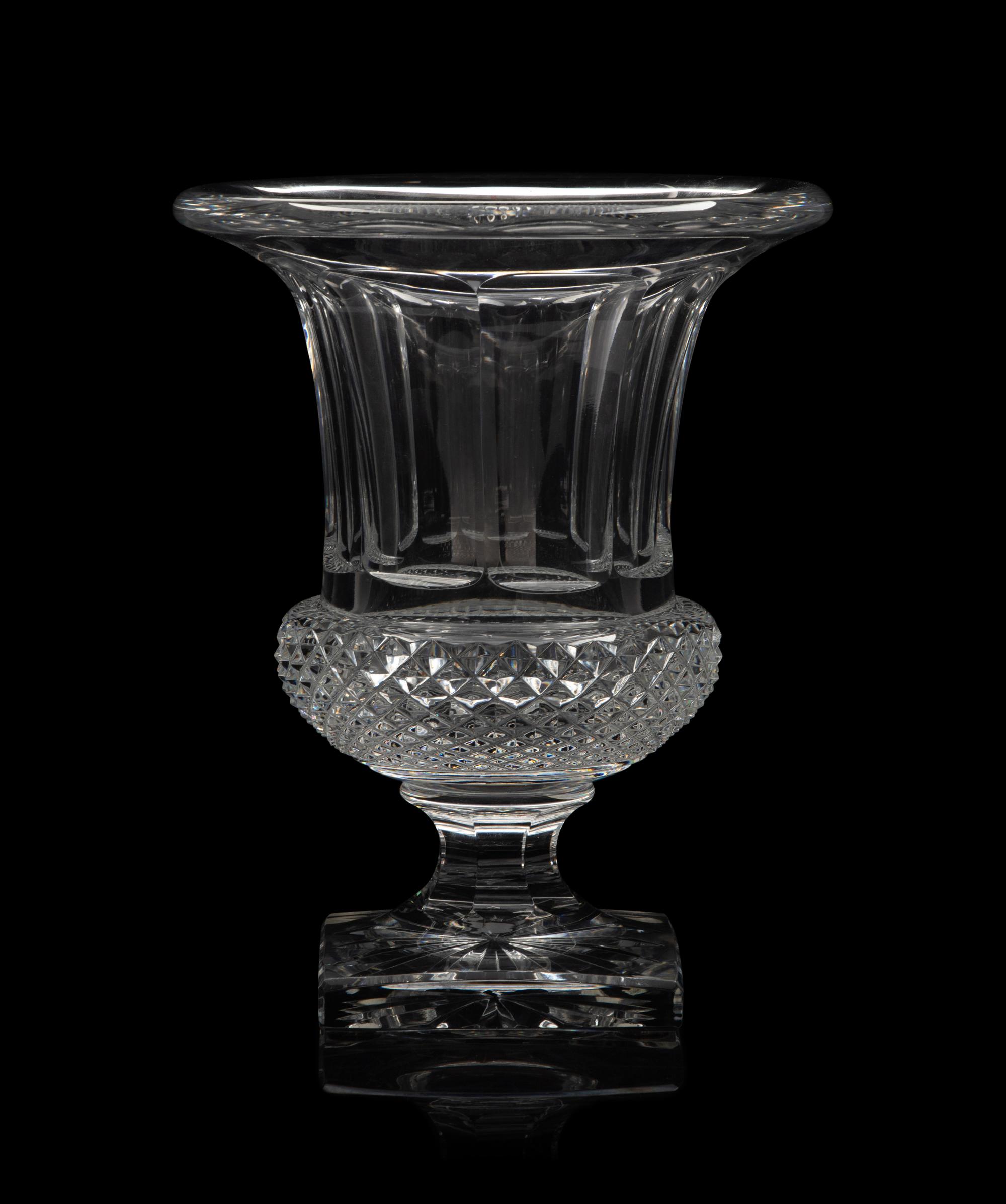 A Saint-Louis Cut Glass Versailles Vase