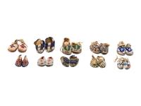 Collection of Plains Beaded Doll Moccasins