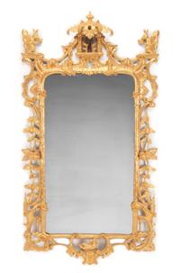 A George III Giltwood Mirror Height 66 x width 35 1/2 inches. — EARLY 19TH CENTURY
