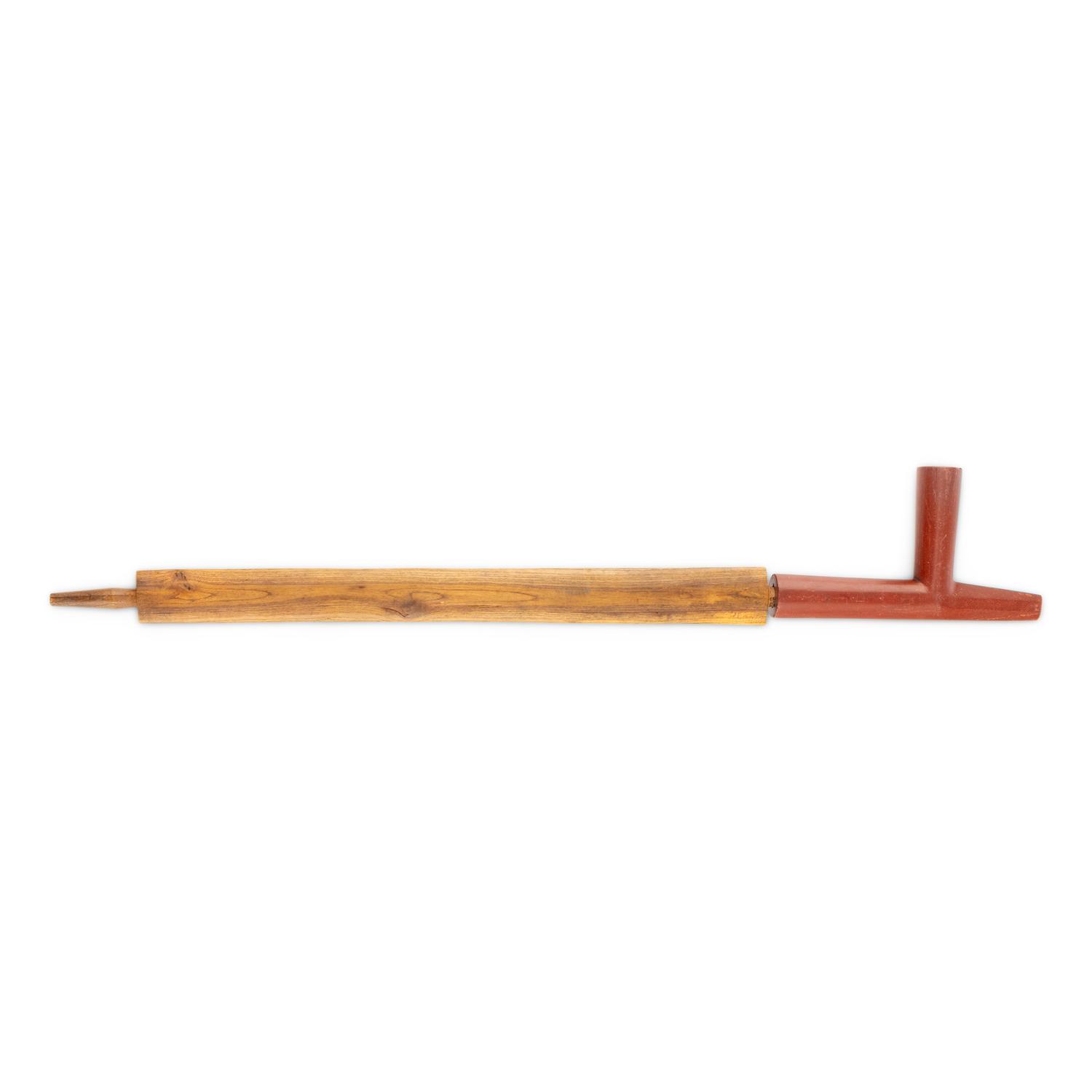 Sioux Pipe, with Catlinite Bowl