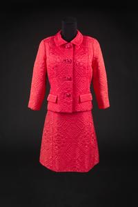 Christian Dior by Marc Bohan Haute Couture Ensemble, Autumn/Winter 1965 — Worn by Olivia de Havilland to the London movie premiere of the movie 'Lady in a Cage' (1964).