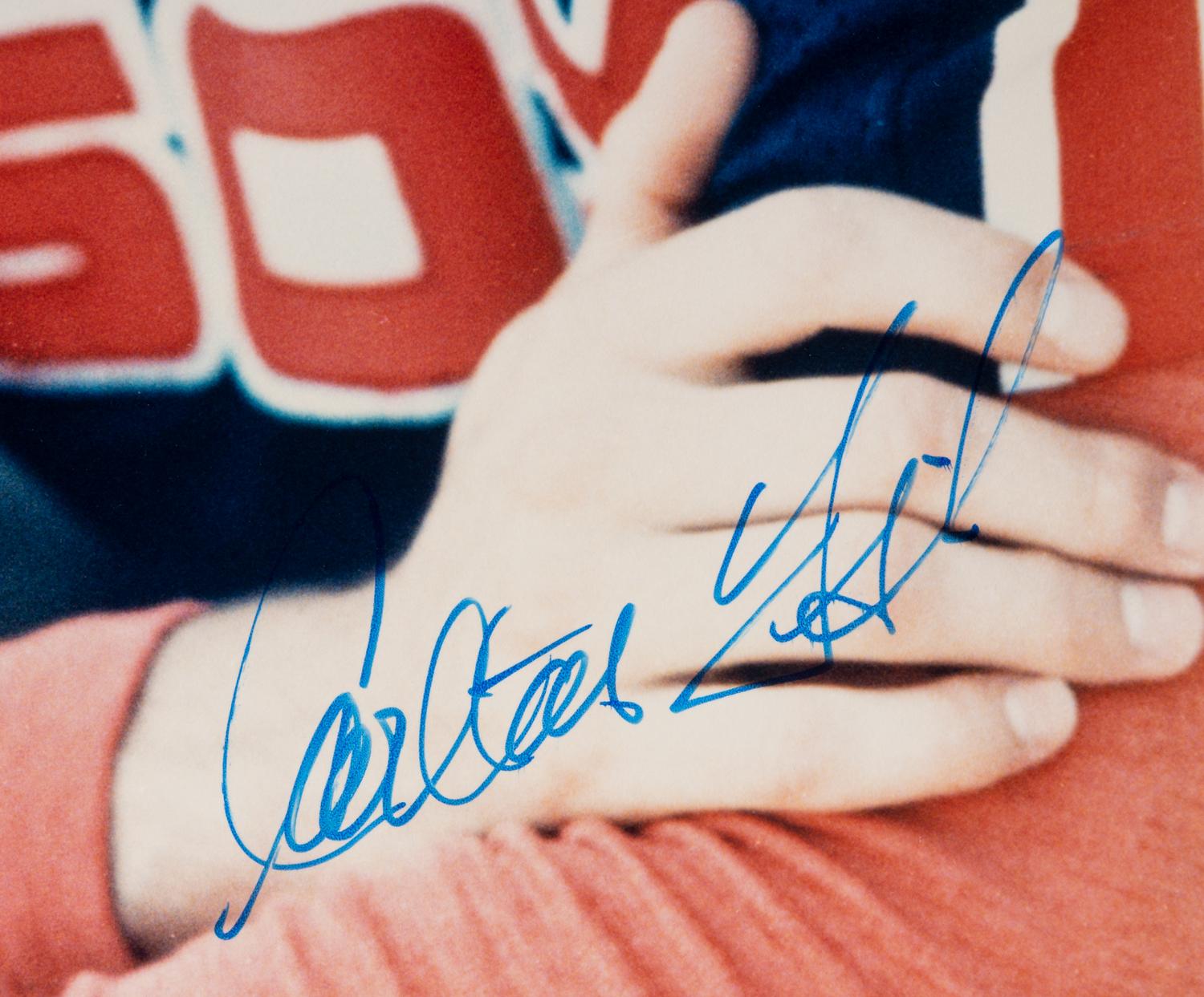 A Group of Carlton Fisk Items Including a Signed 1973 Topps Baseball Card,