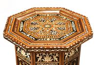 A Pair of Moorish Style Marquetry Tables