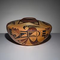 Debbie Clashin (Hopi-Tewa, b. 1969) — Polychrome Pottery Jar, 2023