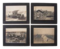 [WESTERN AMERICANA]. A collection of 17 Oklahoma Land Rush photographs. Perry, Oklahoma Territory: Hughes, September-October 1893.