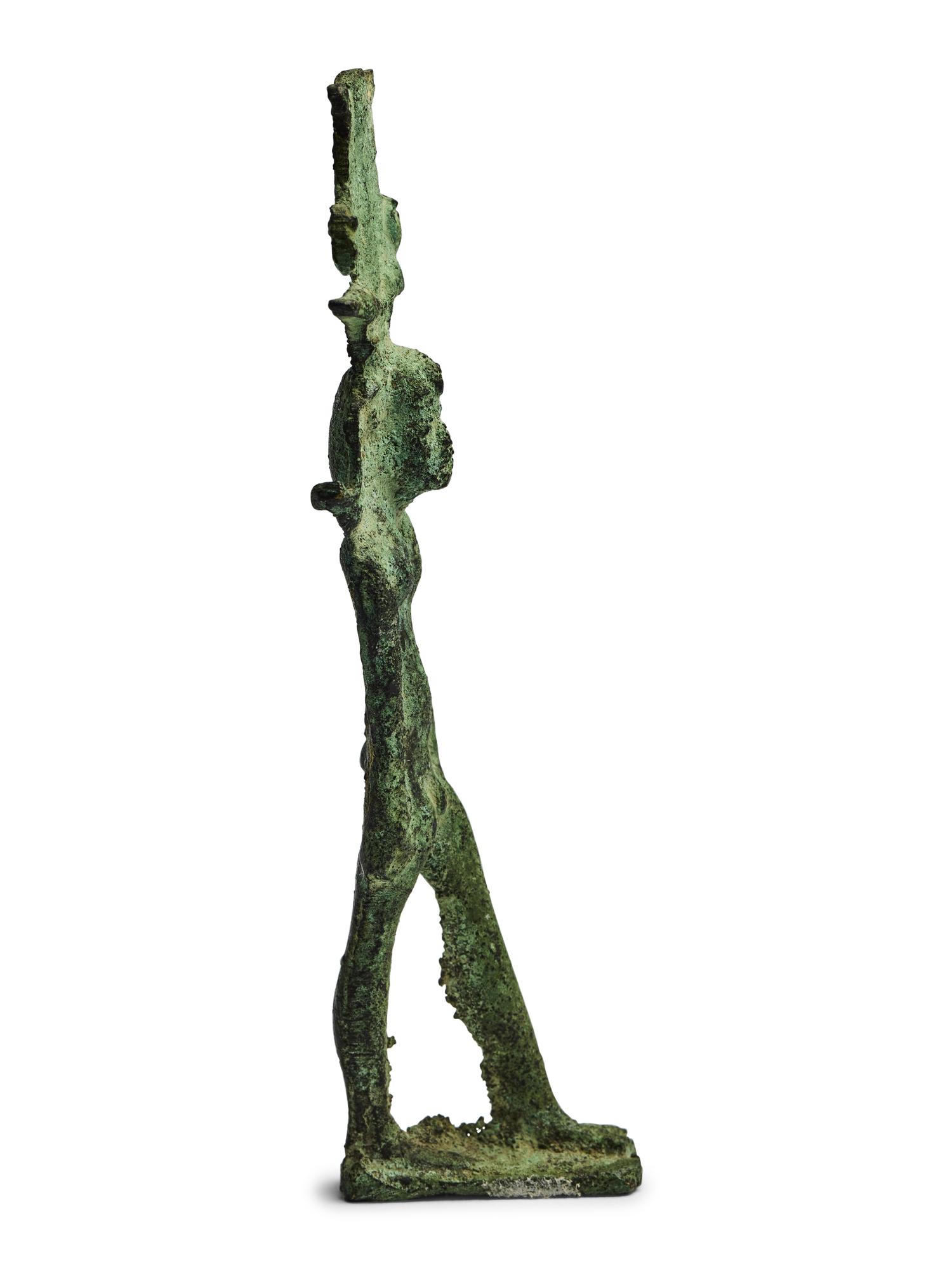 An Egyptian Bronze Figure