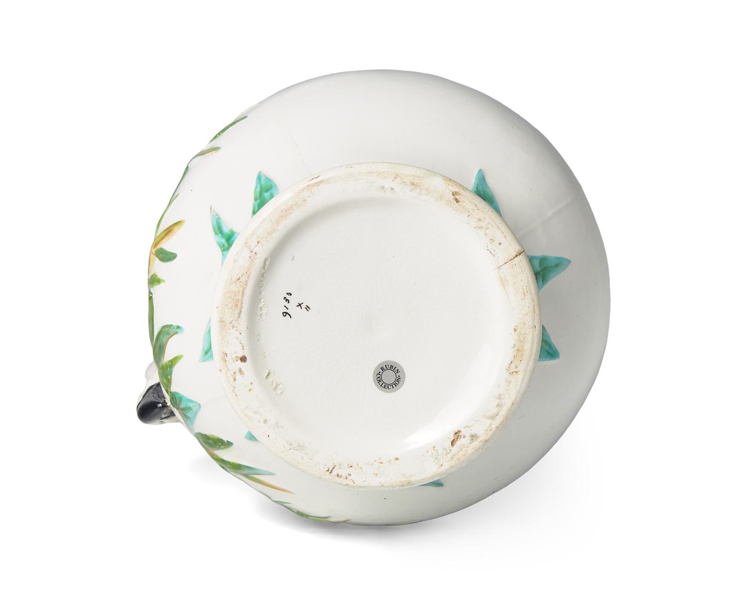 A Wedgwood Majolica Swan Pitcher