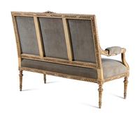 A Louis XVI Style Painted Settee