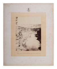 [WESTERN AMERICANA]. BELL, William (1830-1910), photographer. Grand Canon, Colorado River, Near Paria Creek, Looking West. 1872.