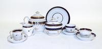 An Assembled English Tea Service Width of first over handle 10 inches. — 19TH CENTURY