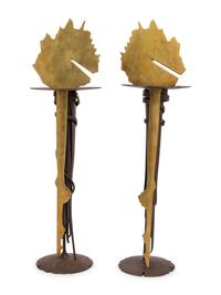 Pair of Sunrise Candleholders, 1993 designed for the American Ballet Theater edition 20/50