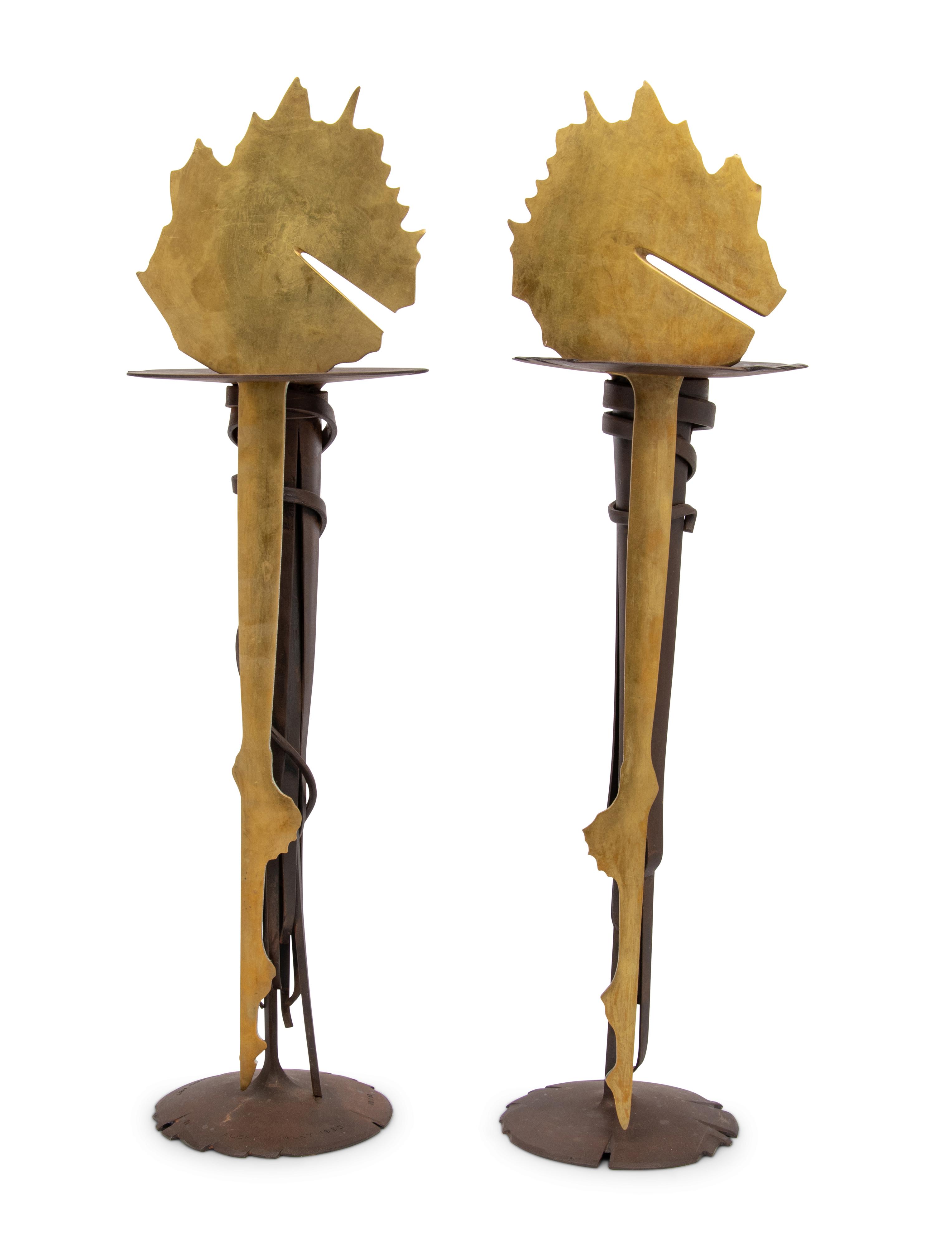 Pair of Sunrise Candleholders, 1993 designed for the American Ballet Theater edition 20/50