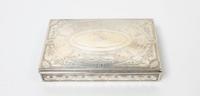 An American Silver Cigarette Box