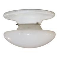 A Set of Six Flush Mount Light Fixtures 13" W x 13" D x 9" H — Italy, Mid-20th Century