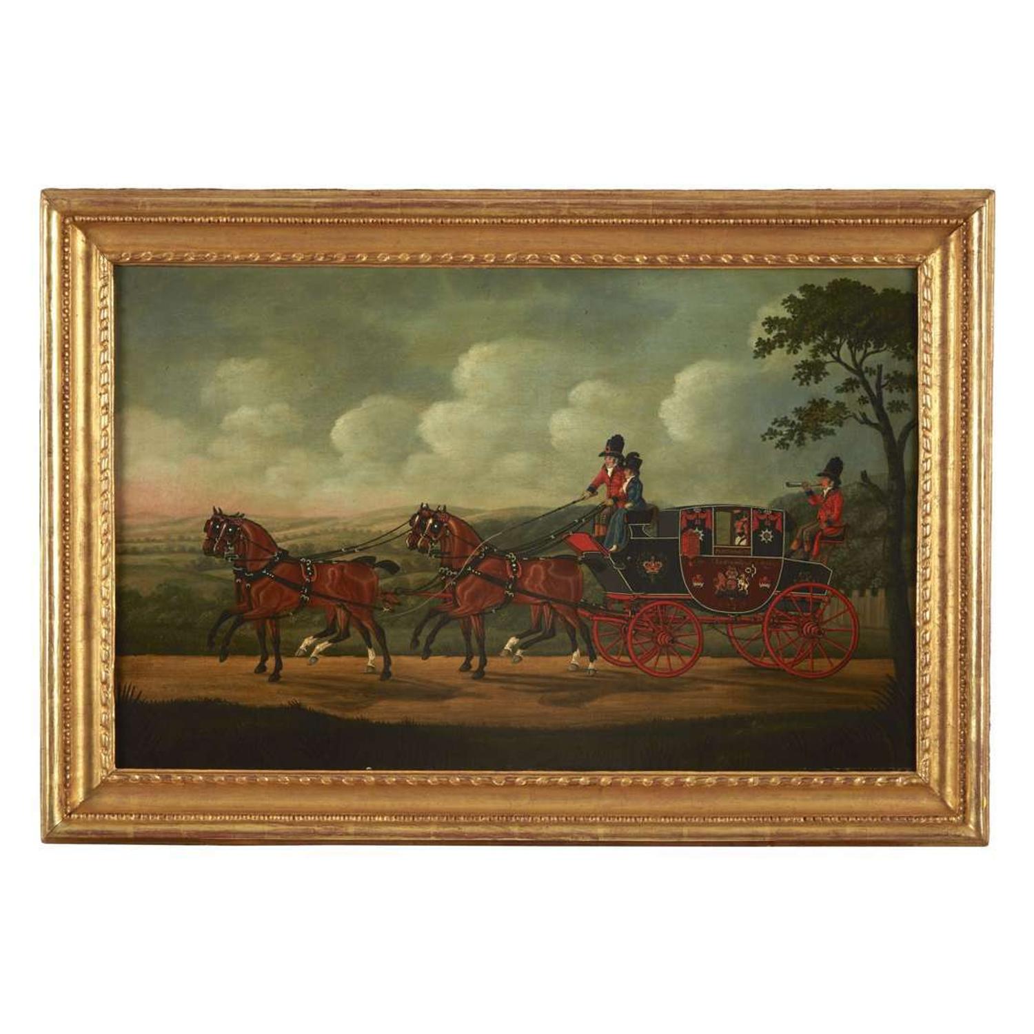 John Cordrey (British, B.C. 1765–1825) Royal Mail, Portsmouth to London