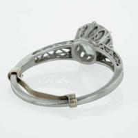 A Platinum and Diamond Ring
