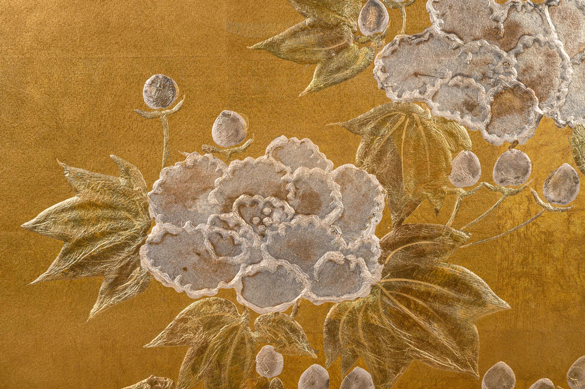 A Four-Panel Floor Screen