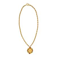 Chanel, Pâte de Verre-Studded Pendant Necklace