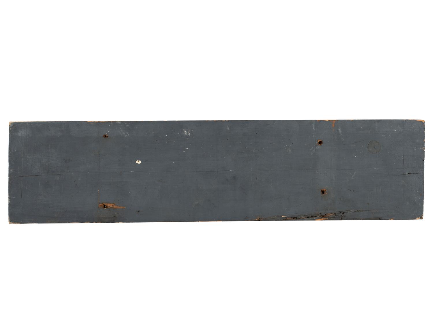 Two Painted Wood Advertising Signs