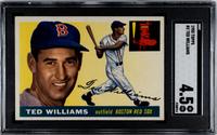 A 1955 Topps Ted Williams Baseball Card No. 2 (SGC 4.5 VG/EX+)