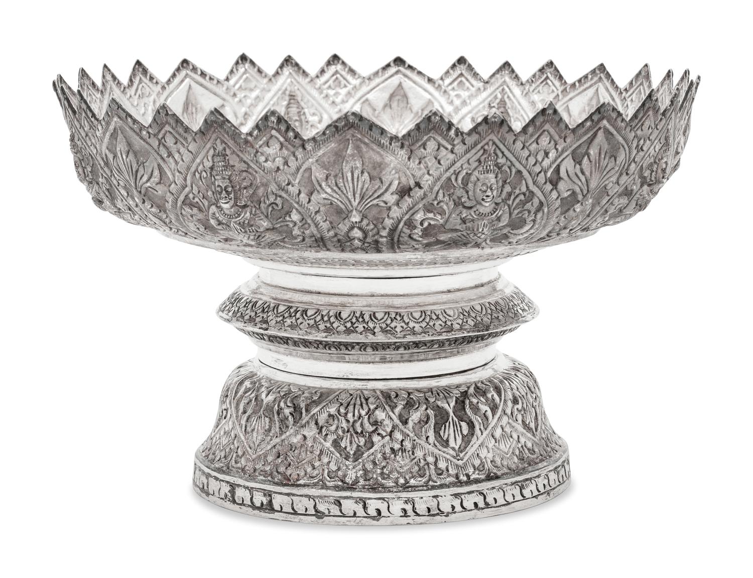 A Chinese Export Silver Bowl