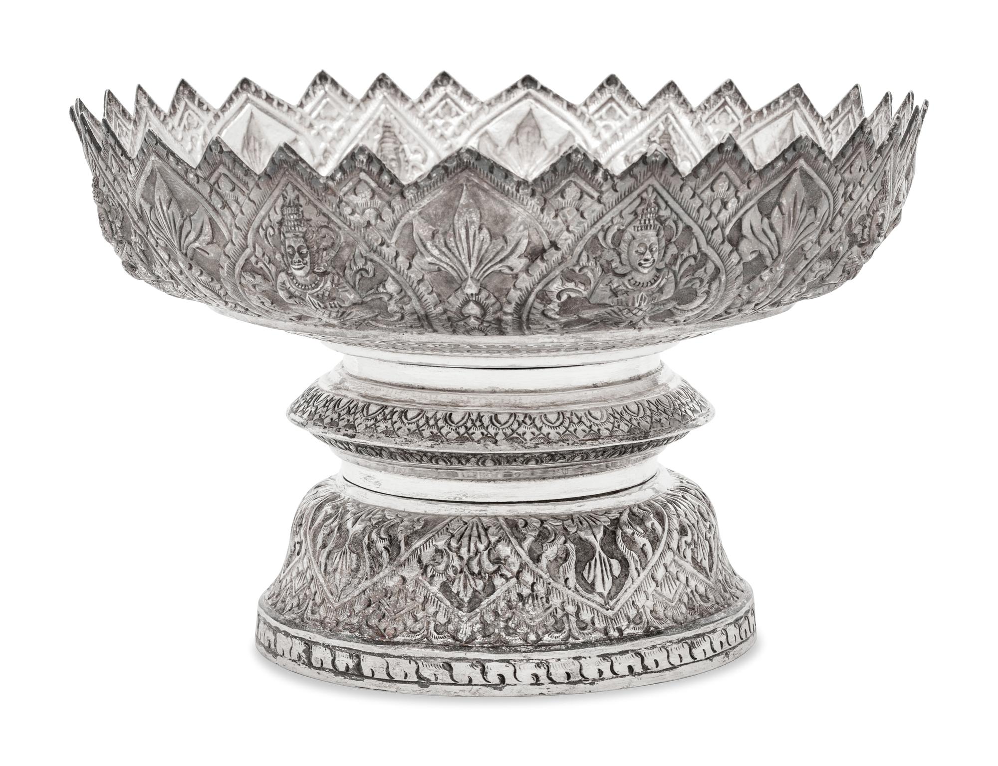 A Chinese Export Silver Bowl