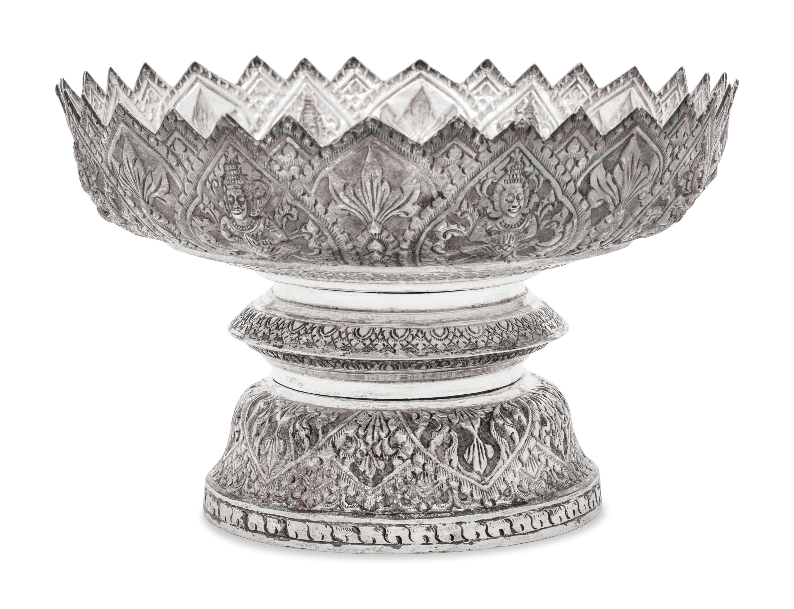 A Chinese Export Silver Bowl