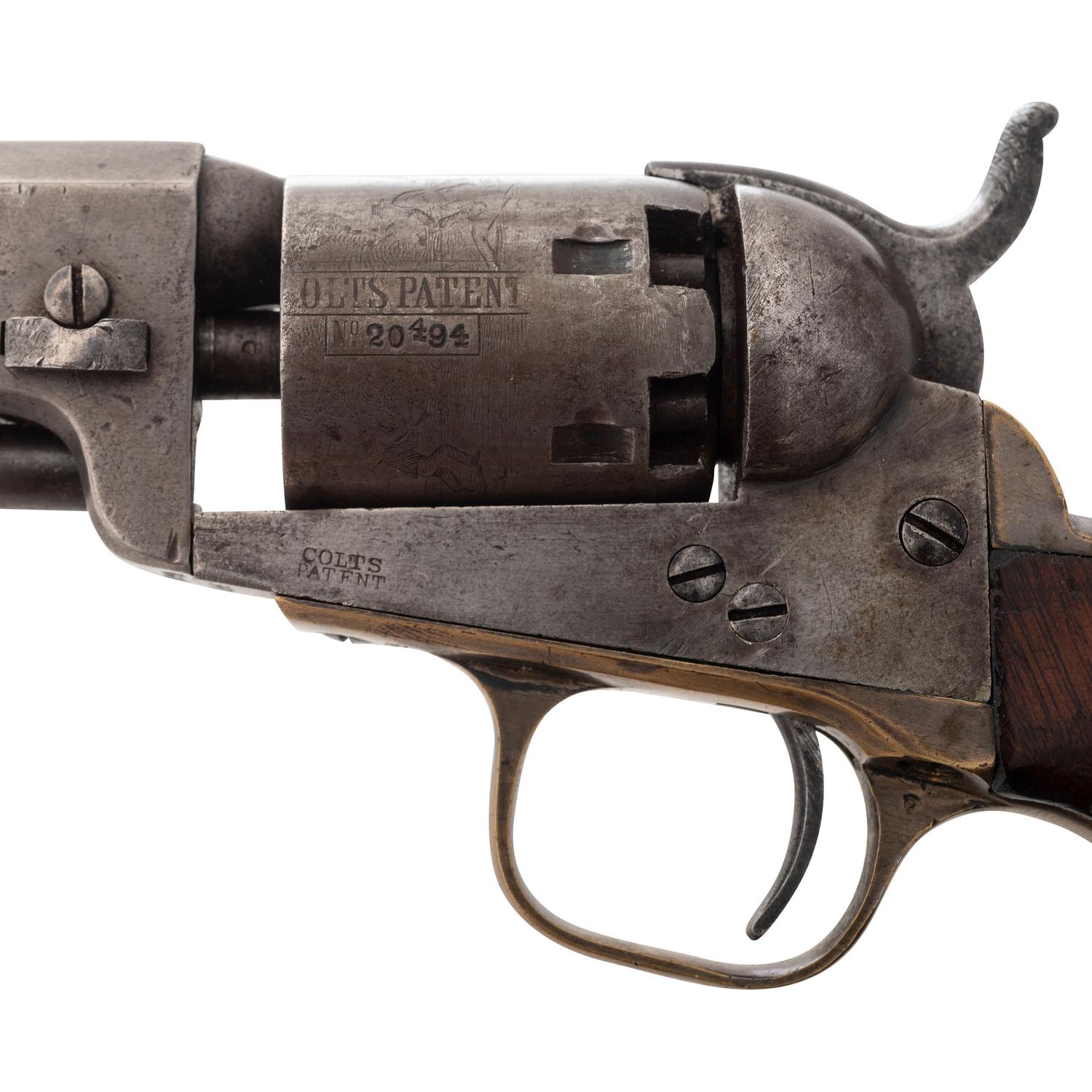 Cased Colt 1849 Pocket Model Presented to Provost Marshall William Osgood by William Truesdail, Chief of Police of the Army of the Cumberland