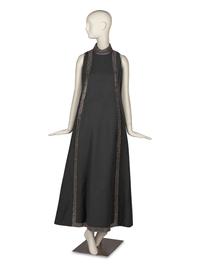 Geoffrey Beene Sleeveless Wool Dress with Crystal Embellishments, 1960s