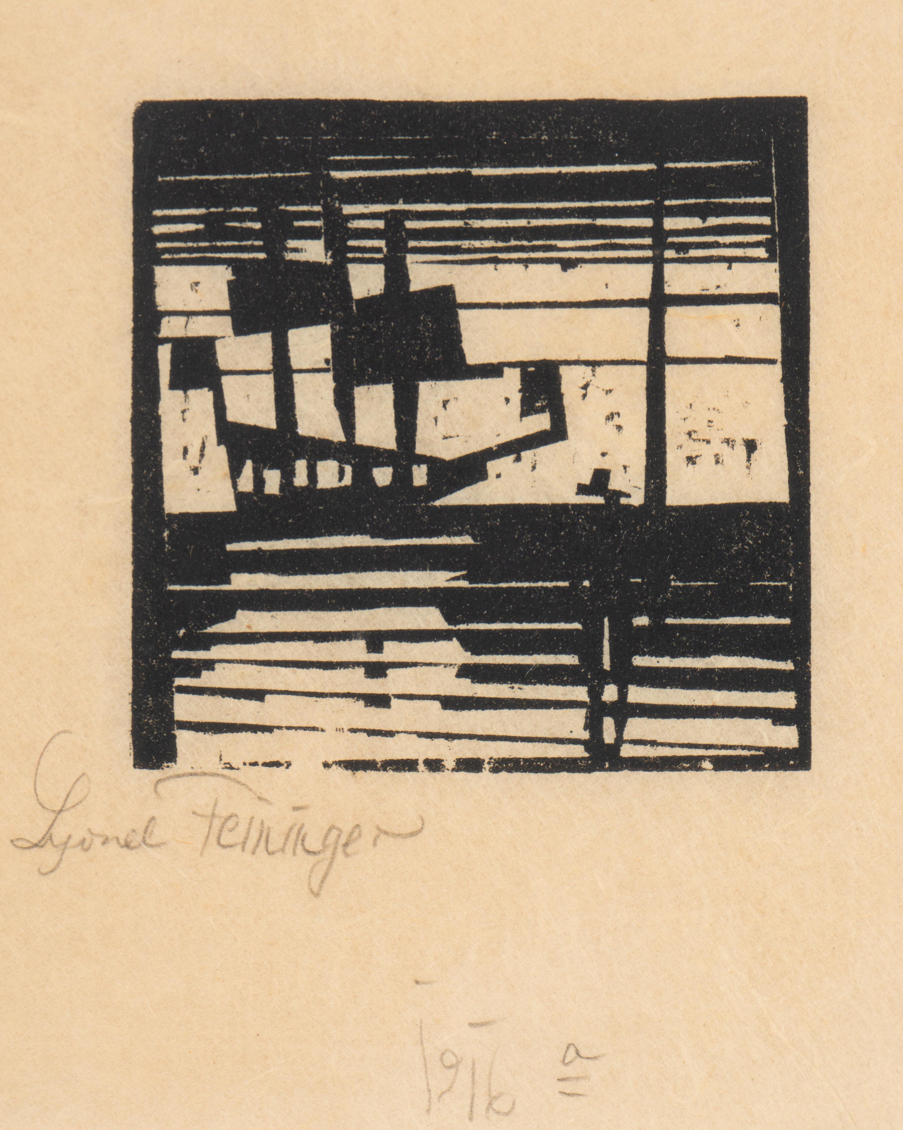 Dreimaster vor Anker, 1919