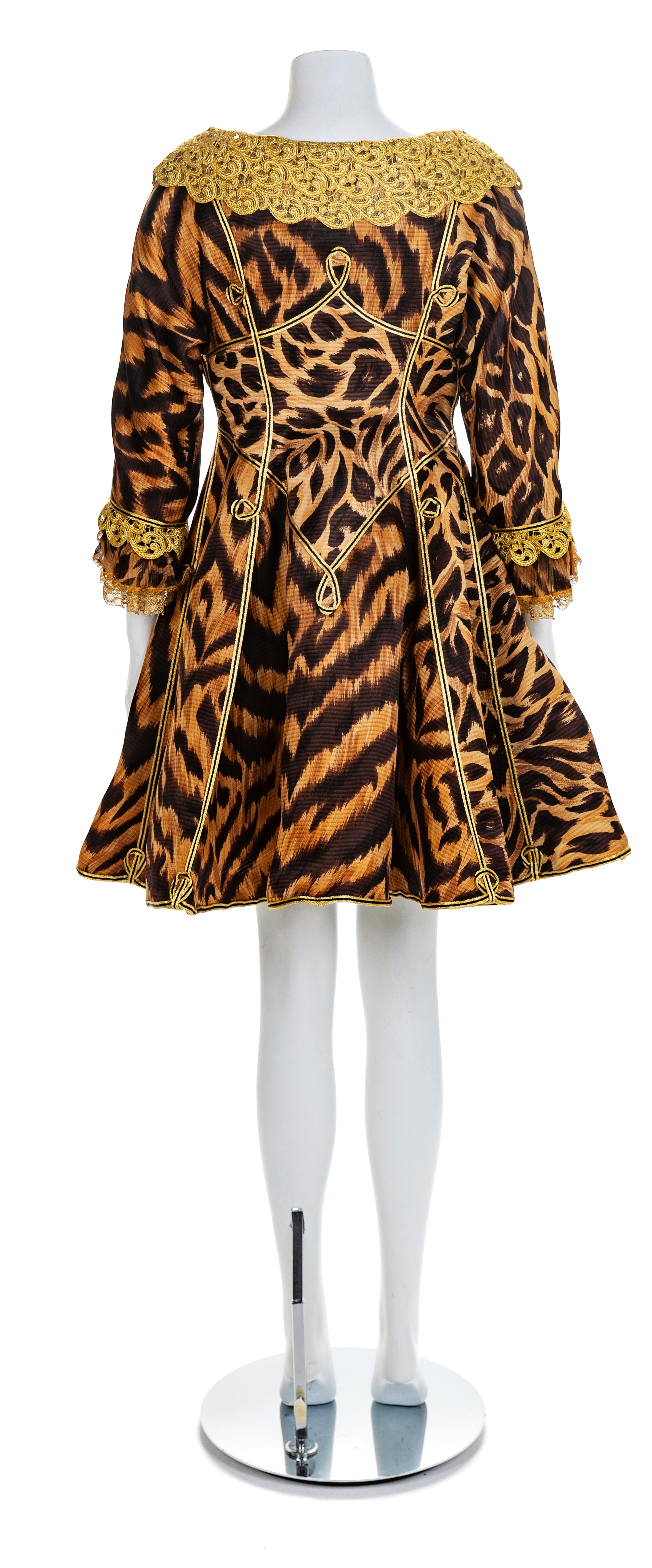 Atelier Versace Two-Piece Animal Print Ensemble, S/S 1992 No size label