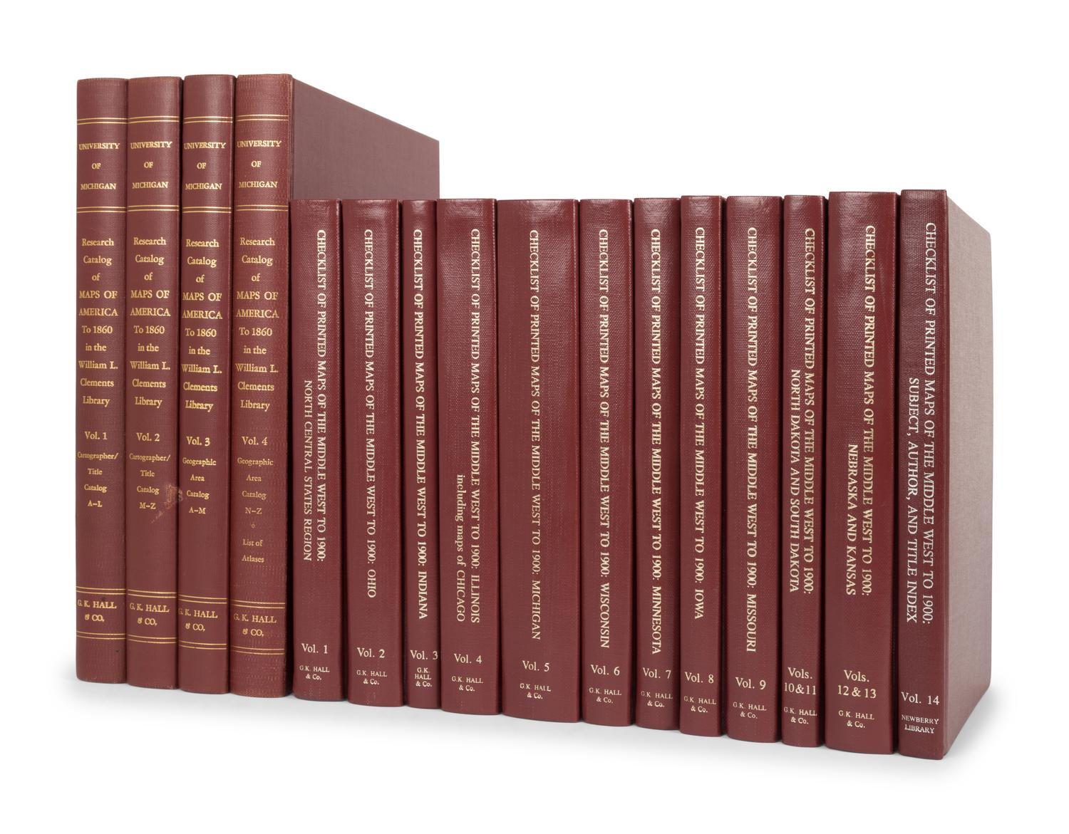 KARROW, Robert W. Jr. (ed.) Checklist of Printed Maps of the Middle West to 1900. Boston: G.K. Hall & Co., 1981.