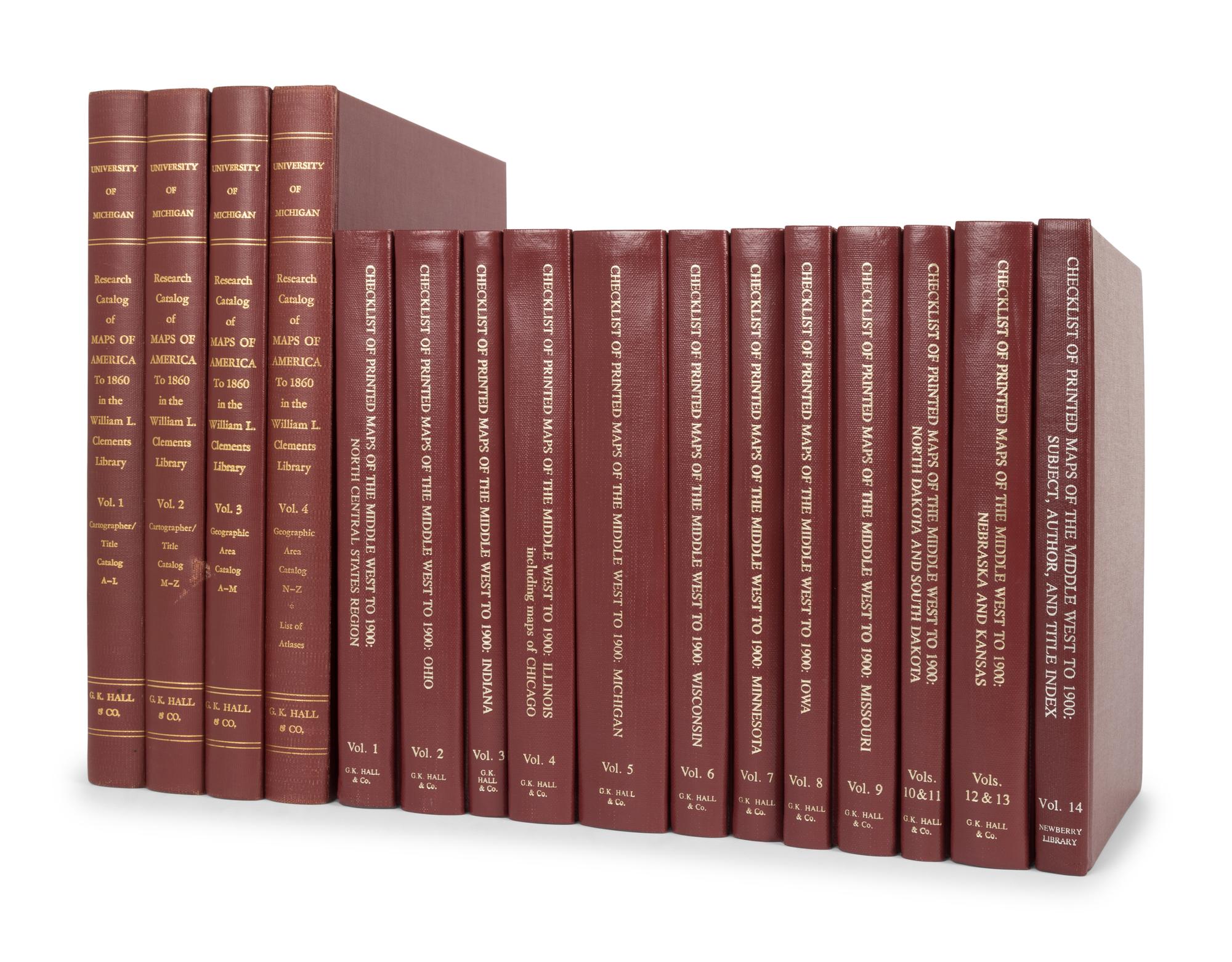 KARROW, Robert W. Jr. (ed.) Checklist of Printed Maps of the Middle West to 1900. Boston: G.K. Hall & Co., 1981.