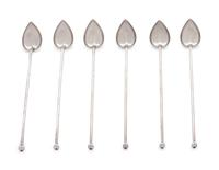 each with heart-form spoon end.